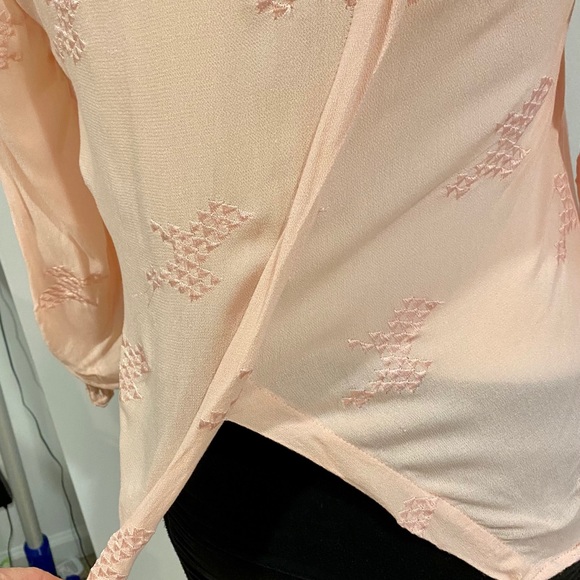 AliceBlue Small Light Pink Pull Over Blouse - Picture 6 of 8